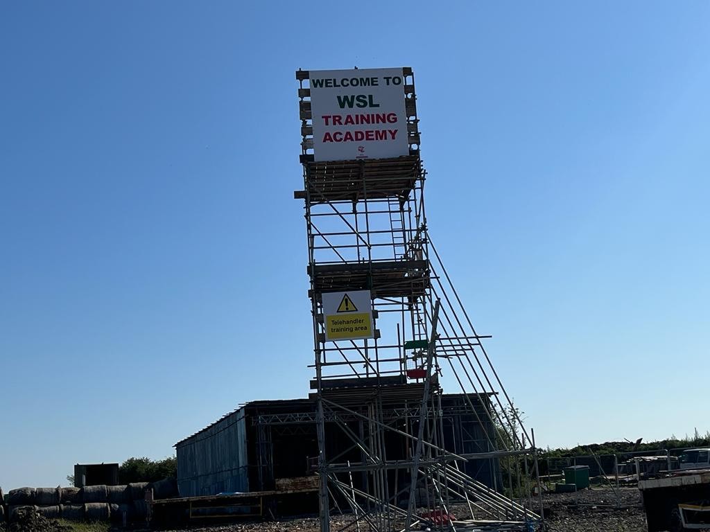 Telehandler close up training WSL Academy